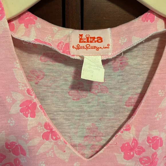 Lilly Pulitzer Vintage Liza Label Floral Print Dress - Picture 1 of 12